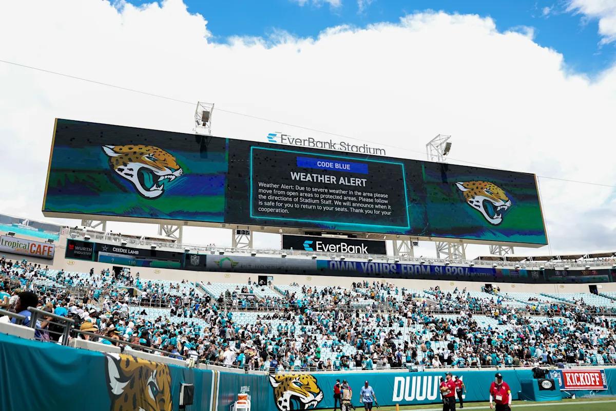 Weather delay is the first game of Travis Hunter hunting when jaguars - games, s...