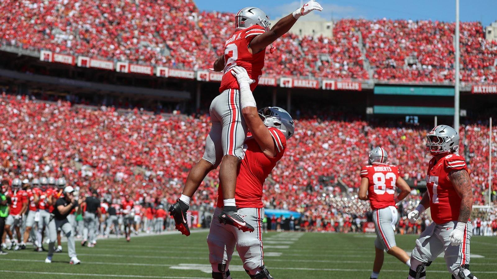 Ohio vs Ohio.Sut A Soley College Ohio college football is visiting -lein?