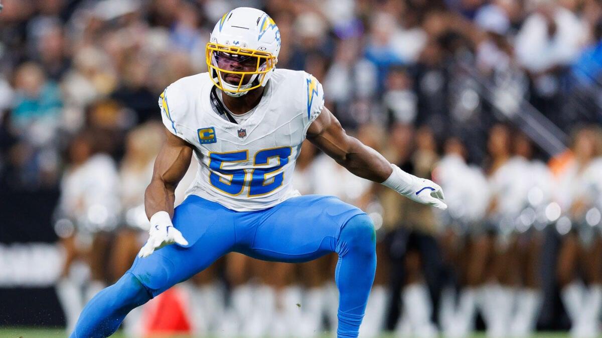 Khalil Mack Injury: Rusher Rusher Place in Reserve and injured after Passion, Elbes, who are not in Raiden -