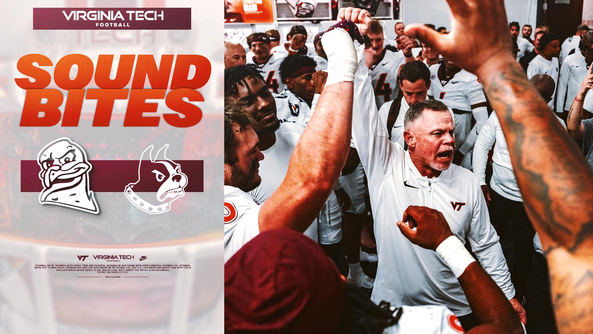Sindon: postgame Press Congregation (wofford) - Virginia Tech Athletics