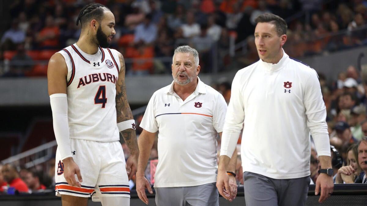 What is next to Bruce Pearl in Auburn Handoff?Senate rumors to the Guard - for t...