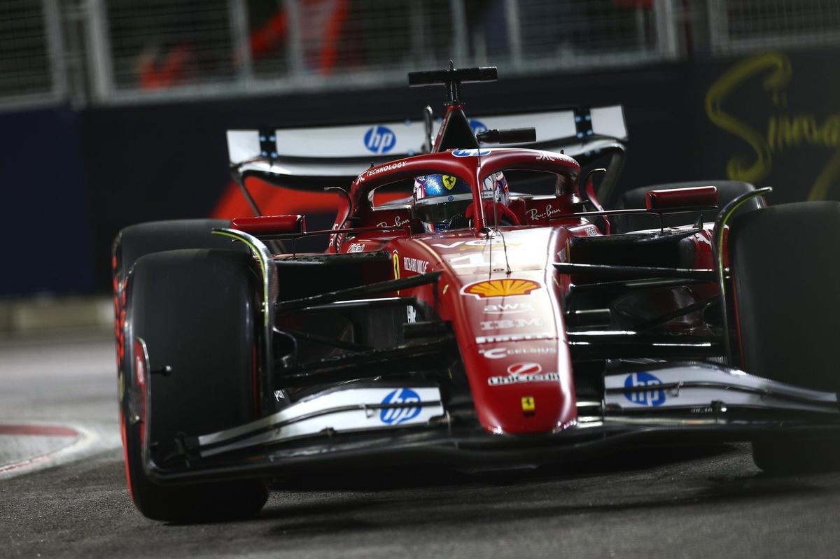 Ferrari was punished for Charles Leclerc Pitlane Clash with Land Norris in F1 Singapur GP - Yahoo