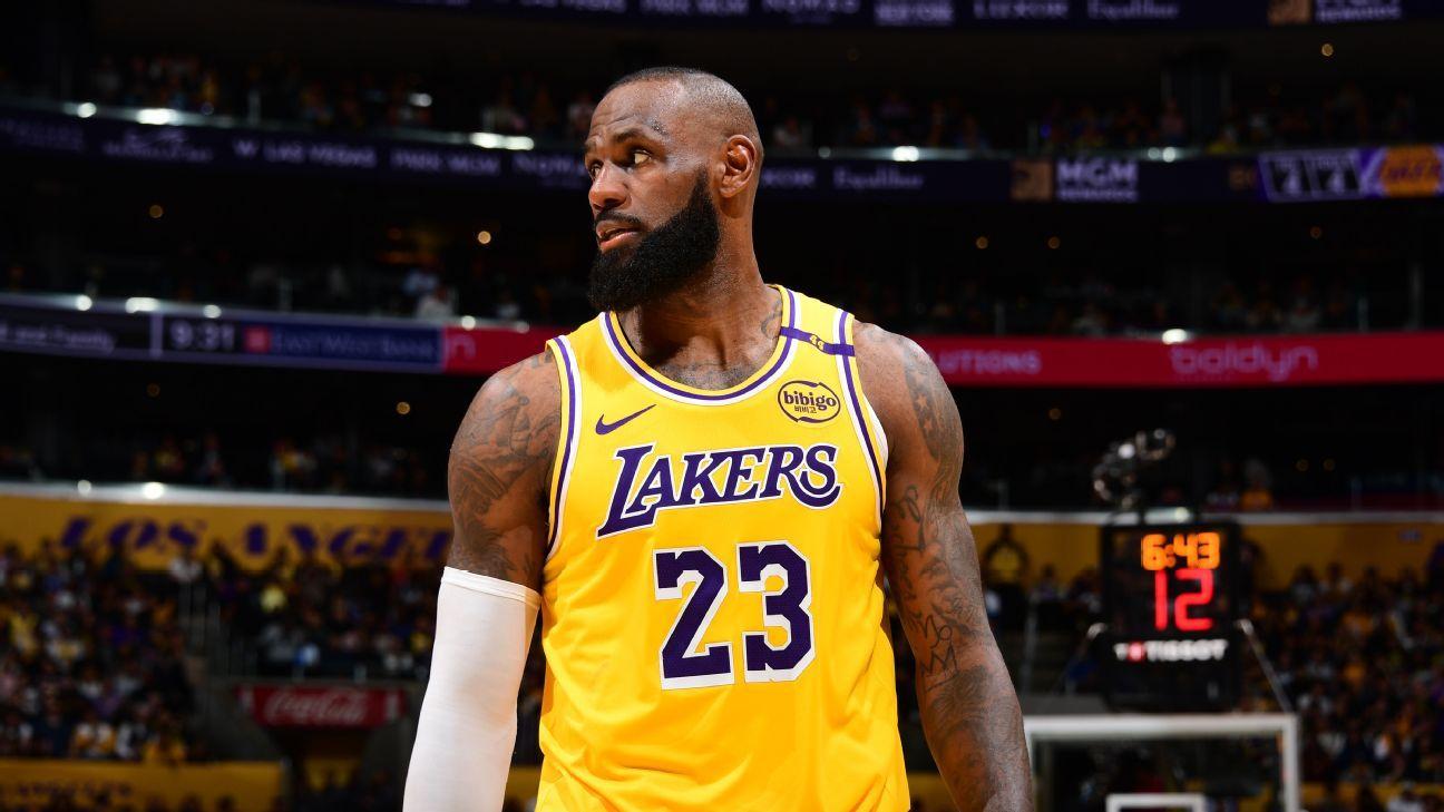 Lebron James first started starting the start of time with sciatica -