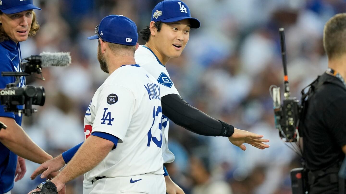 Dodgers close to repeat World Series trip, beat Brewers 3-1 after Glasnow, Edman to take 3-0 NLCS le...