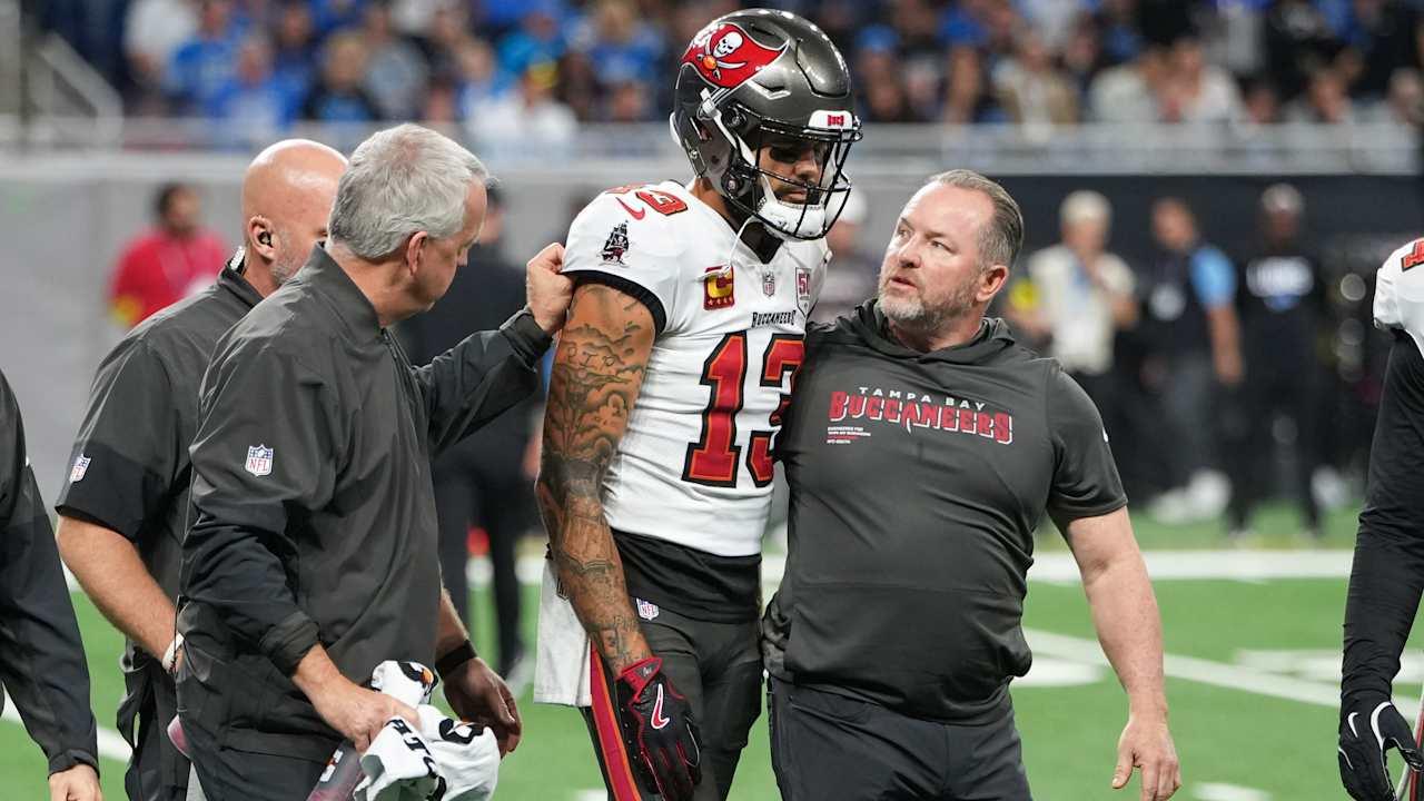 Buccaneers WR Mike Evans will miss most of the season with a broken hip