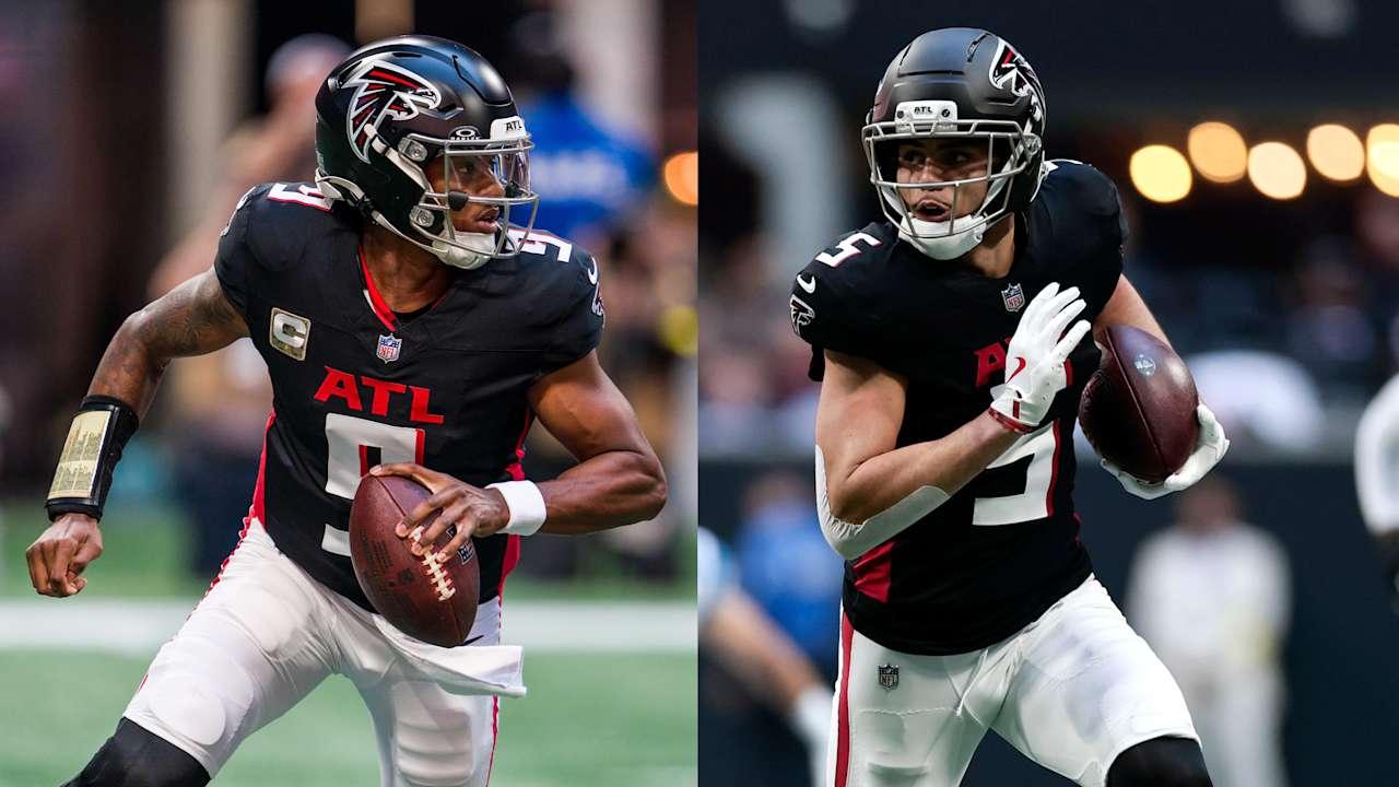 Falcons draft QB Michael Penix Penix Jr. (knee) on the injured book;Drake London (Knee) in week 12