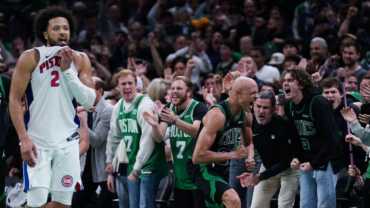Despite Cunningham's 42, the Celtics stopped the Pistons' winning streak at 13 -